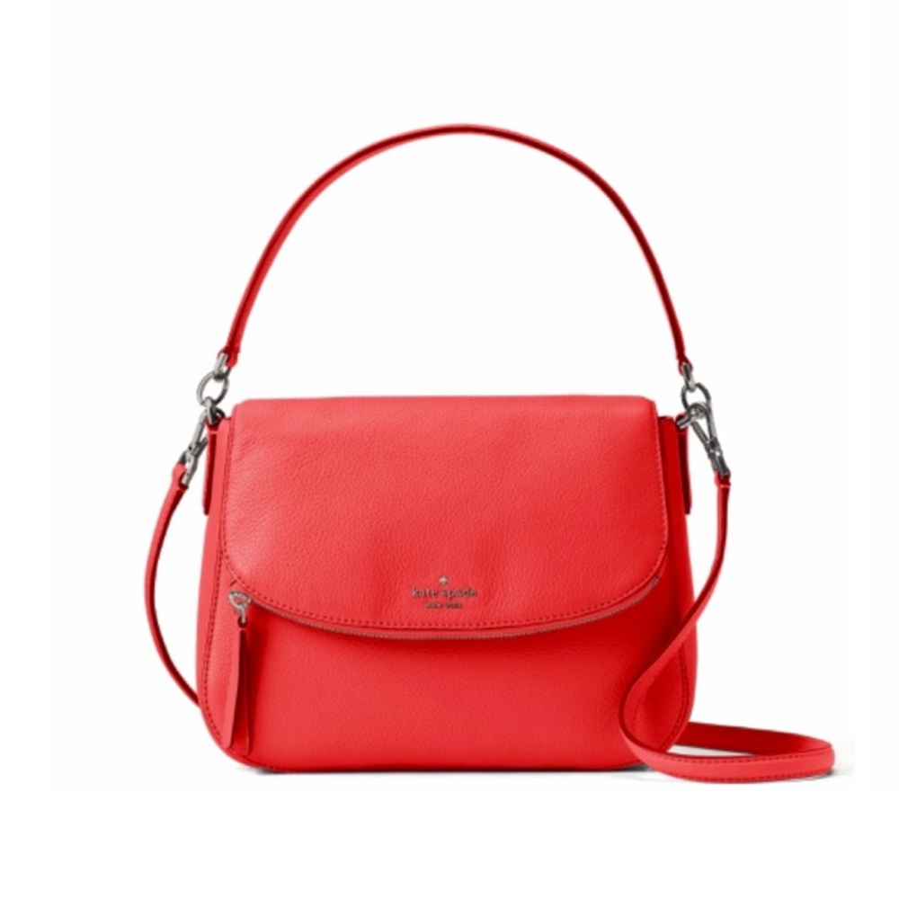 Kate Spade Jackson Medium Flap Shoulder Handbag in Stoplight